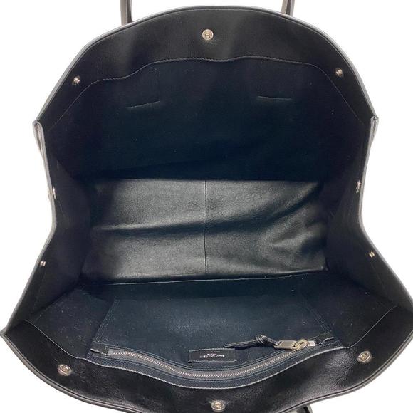 SAINT LAURENT 686266 Rive Gauche Tote Bag Handbag Black - Picture 7 of 15